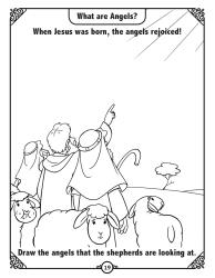 What are Angels? Coloring page4